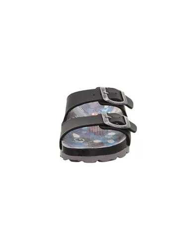 Superfit 0140 Chaussons Garcon Noir cuir synthetique