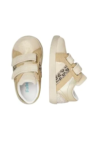 Falcotto baskets cuir daim enfant scratch