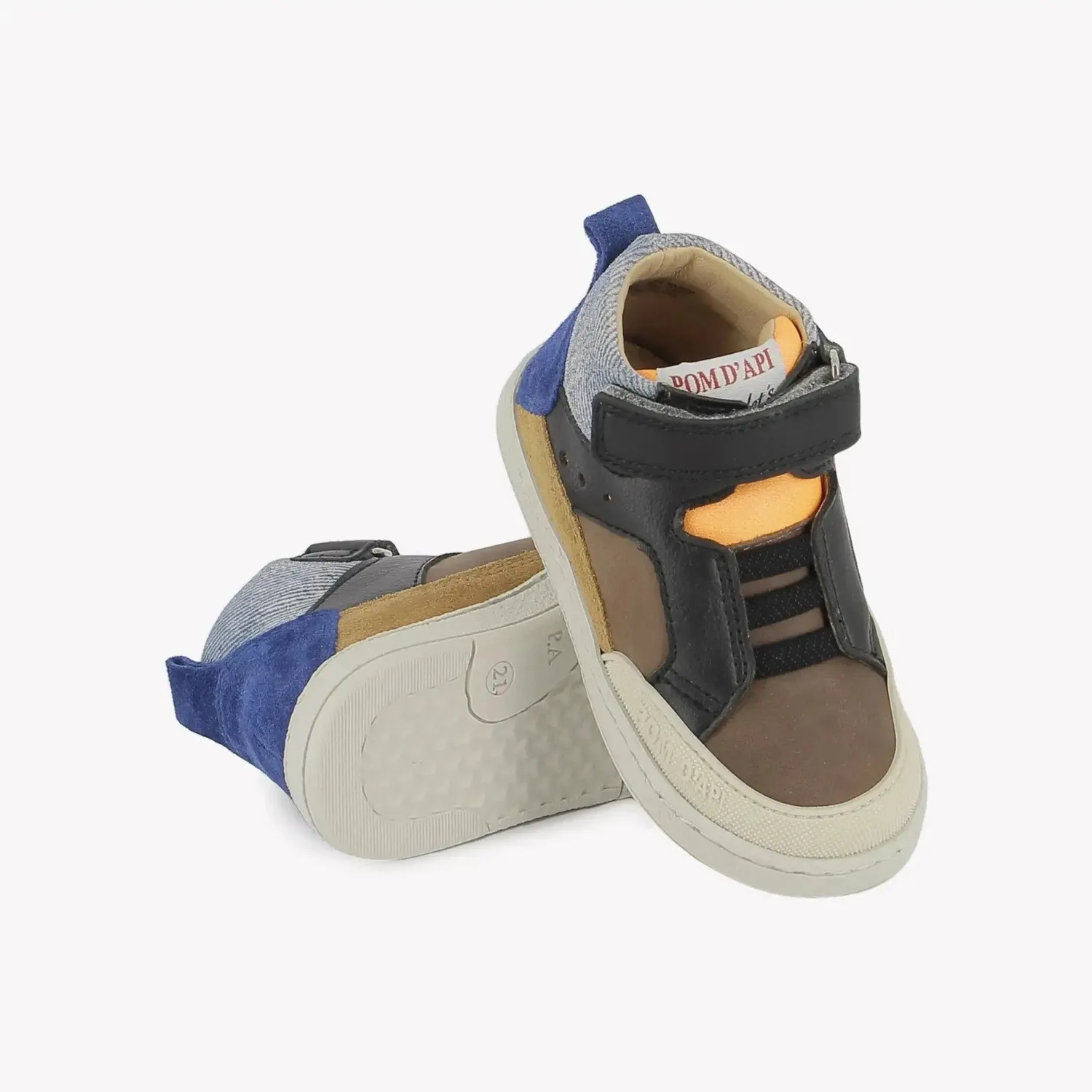 10is Mousse Lizy Bump baskets cuir coffee-jeans