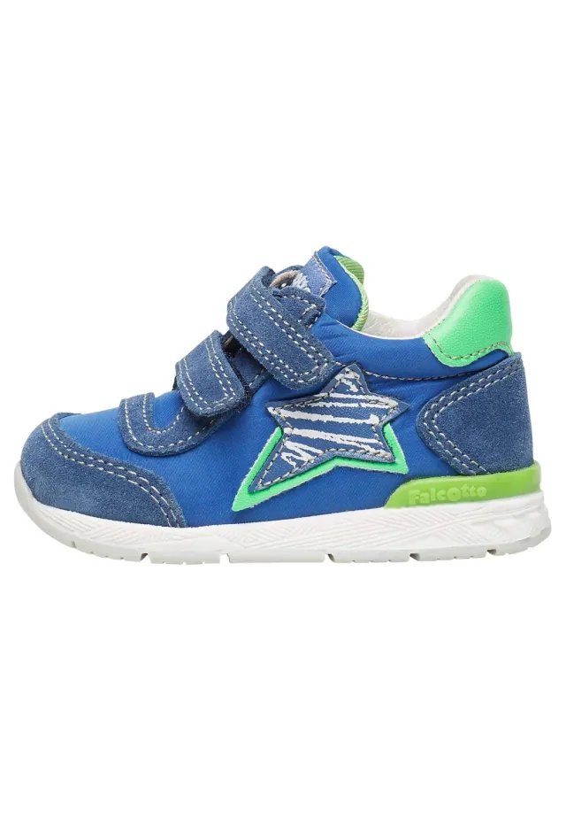 Falcotto New Ferdi VL baskets bébé daim et nylon