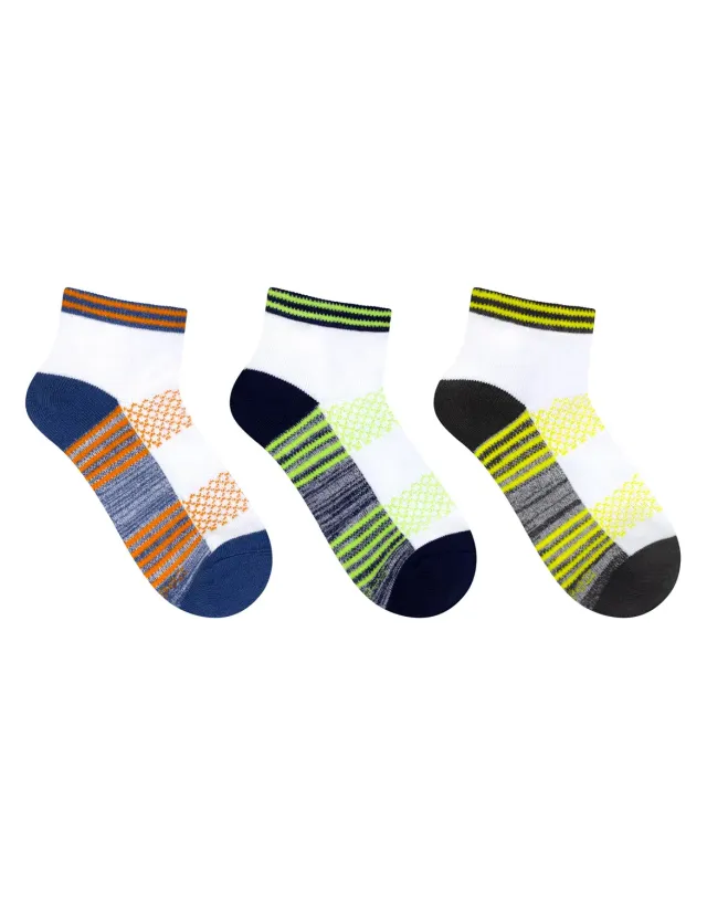 Robeez Cool Runner socquettes blanches sport lot de 3