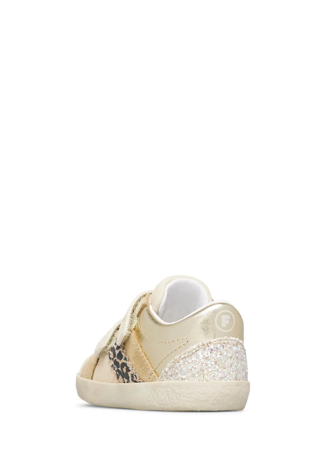 Falcotto baskets cuir daim enfant scratch