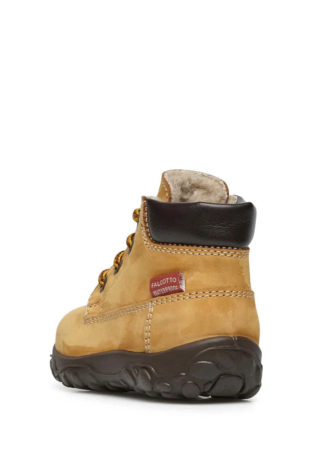 Falcotto Toc bottines nubuck semelle épaisse doublé cuir