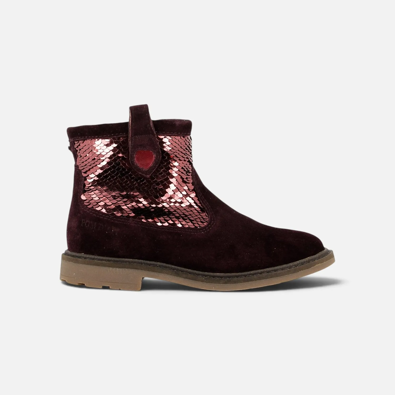 10is Sister Sequin bottine velours-sequin