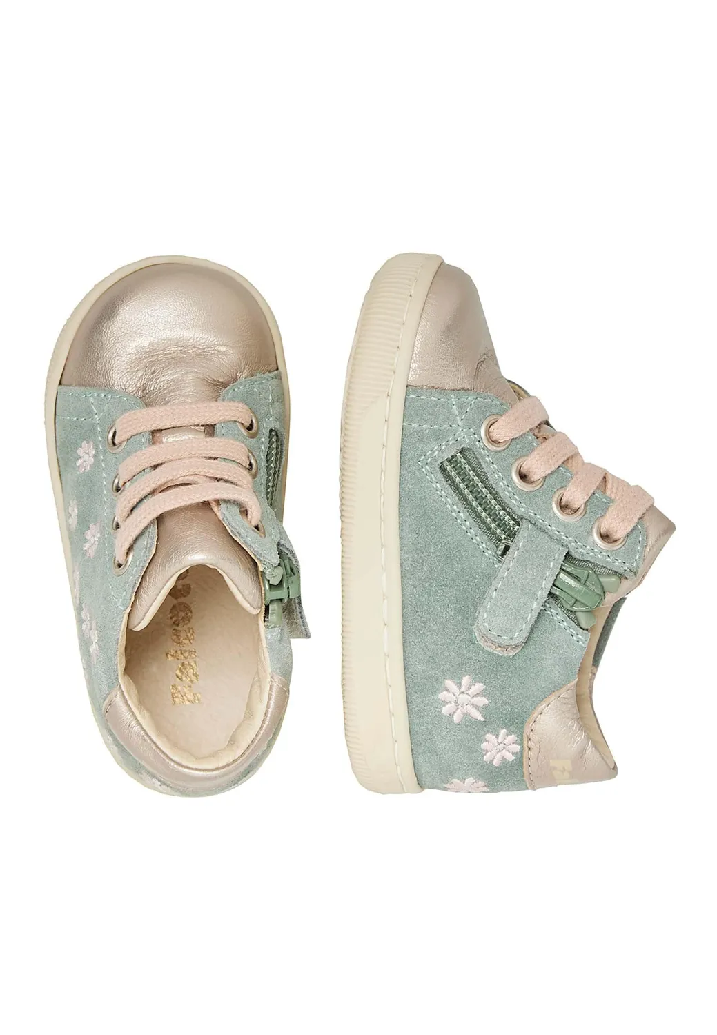 Falcotto Lena Zip Basket Fille Cuir