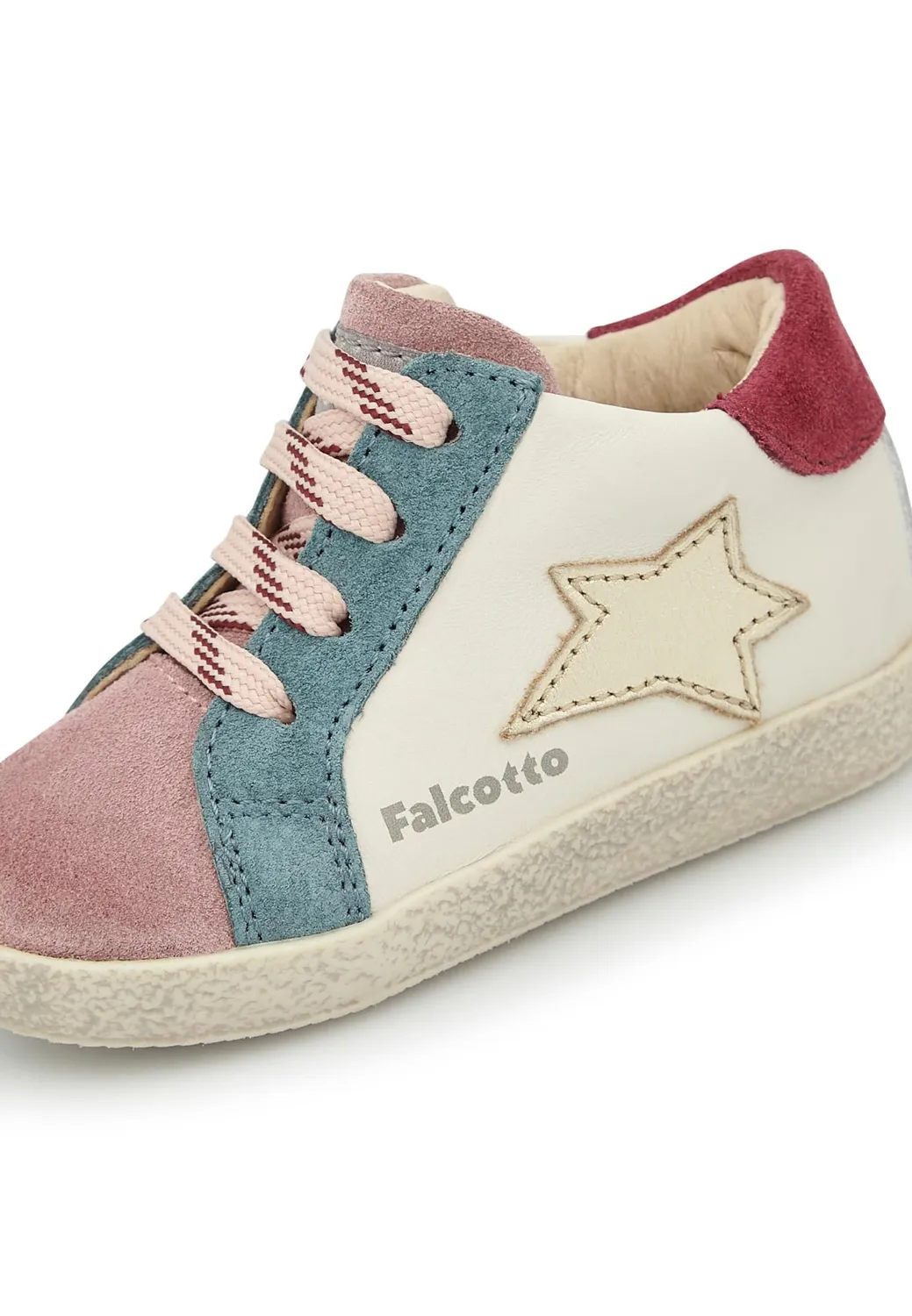 Falcotto Alnoite baskets fille cuir rose 21 EU