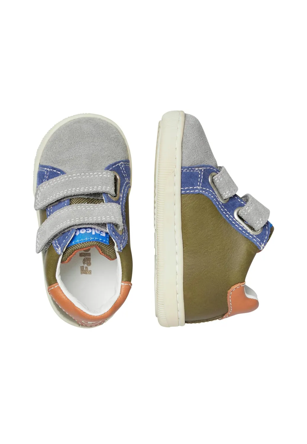 Falcotto Kiner VL Crib baskets cuir vert