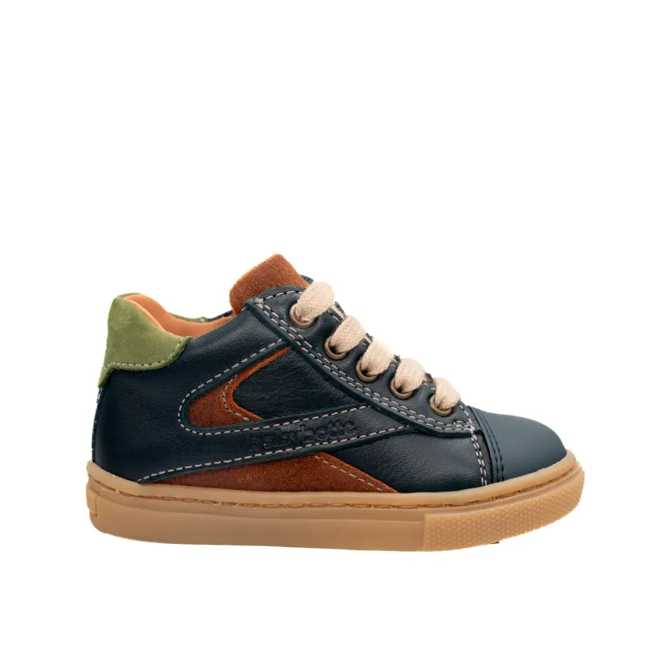 Babybotte Android chaussure premiers pas bleu cuir