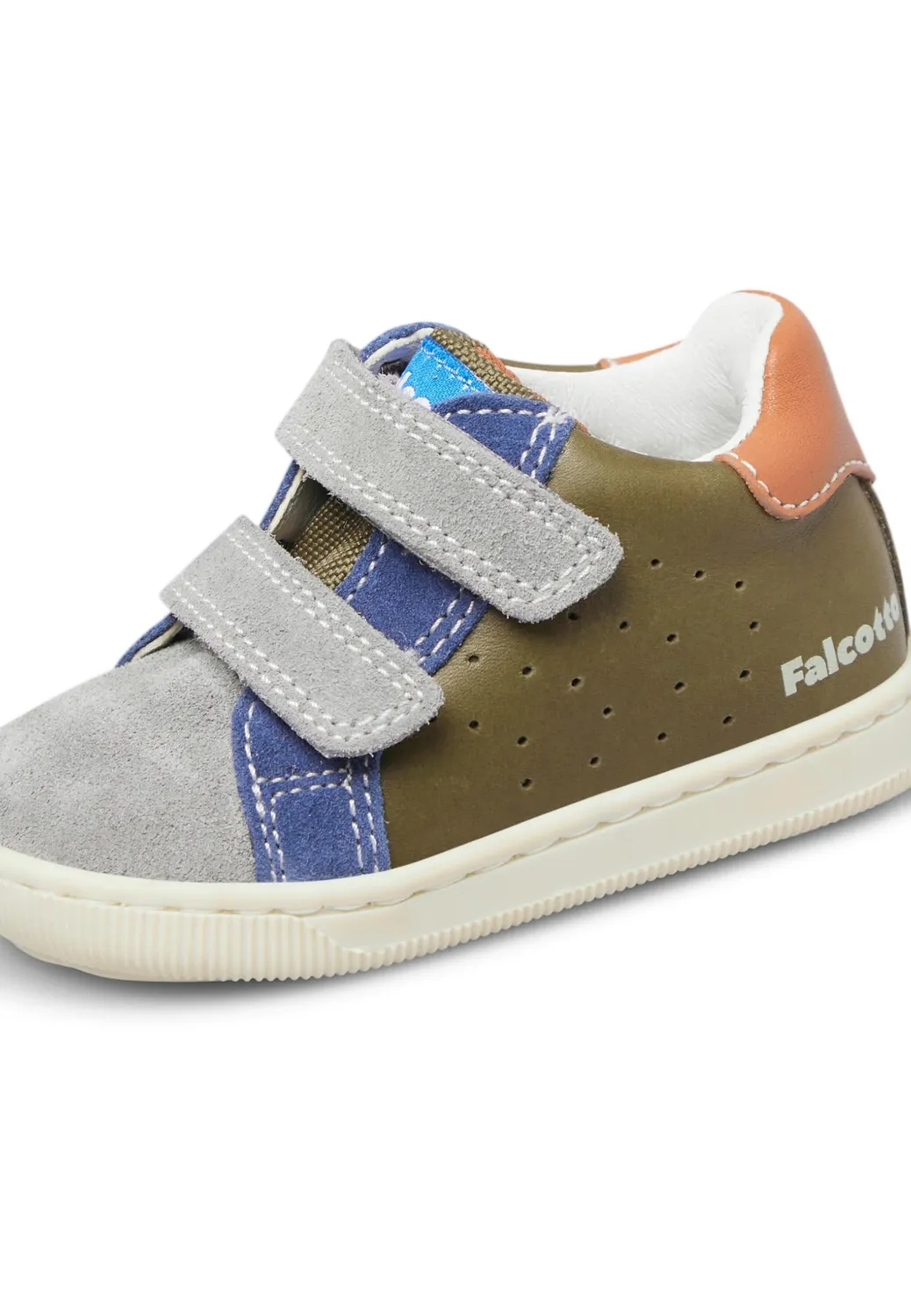 Falcotto Kiner VL Crib baskets cuir vert