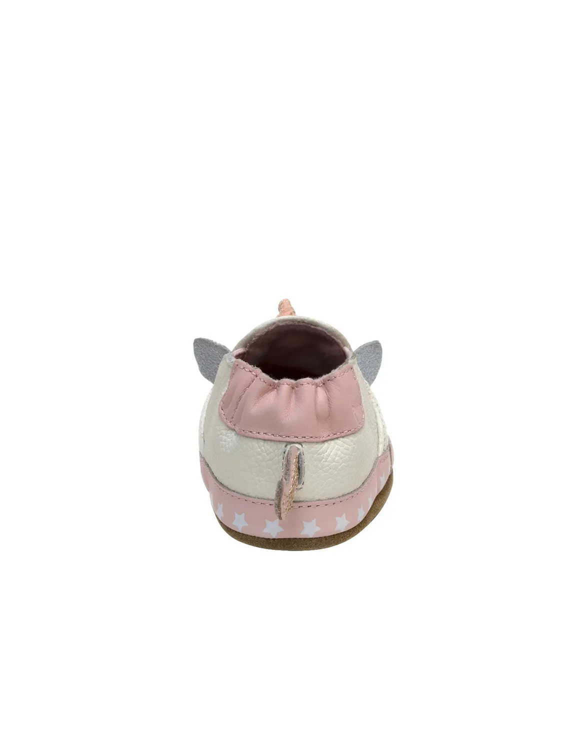 Robeez Soft Soles Evie chaussons bébé blanc licorne cuir