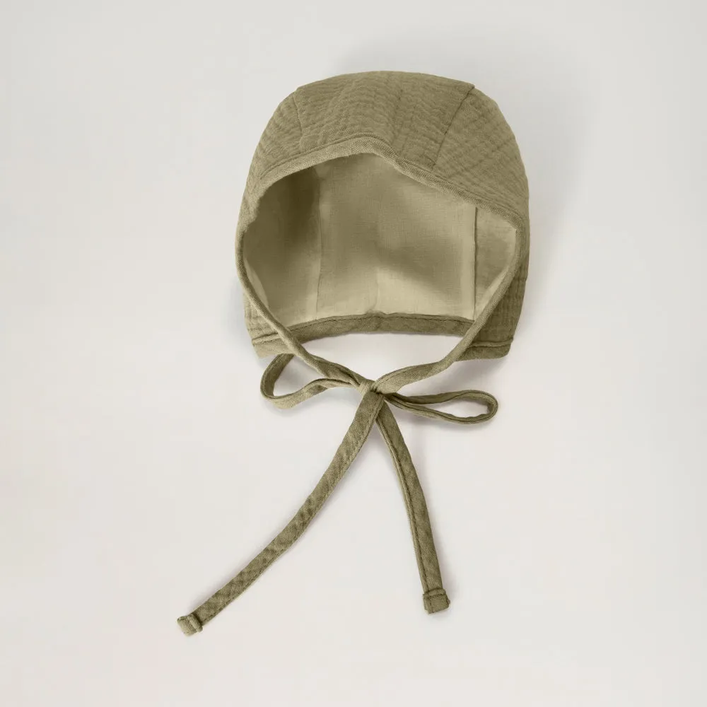 BabyMocs Muslin Bonnet bébé coton bio 0-6 mois