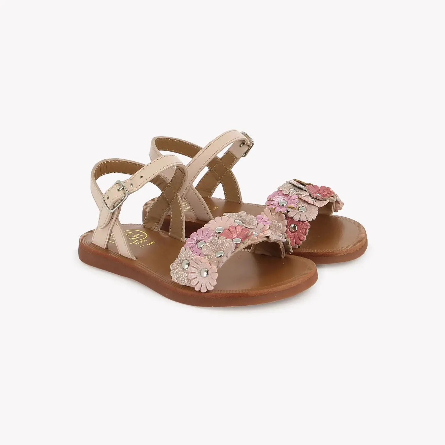 10is Plagette Multi Flo sandales fille