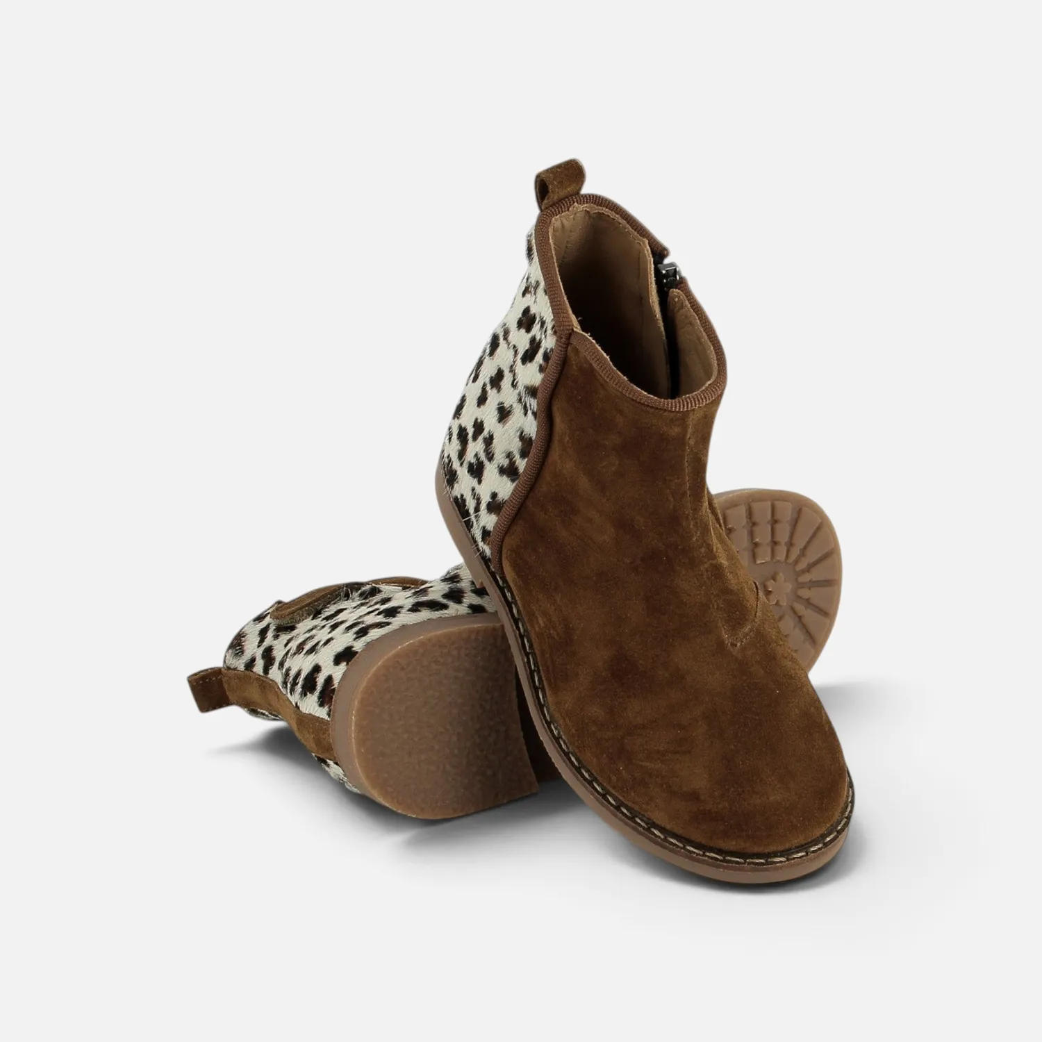 10is Trip Back bottines cuir bi-matière
