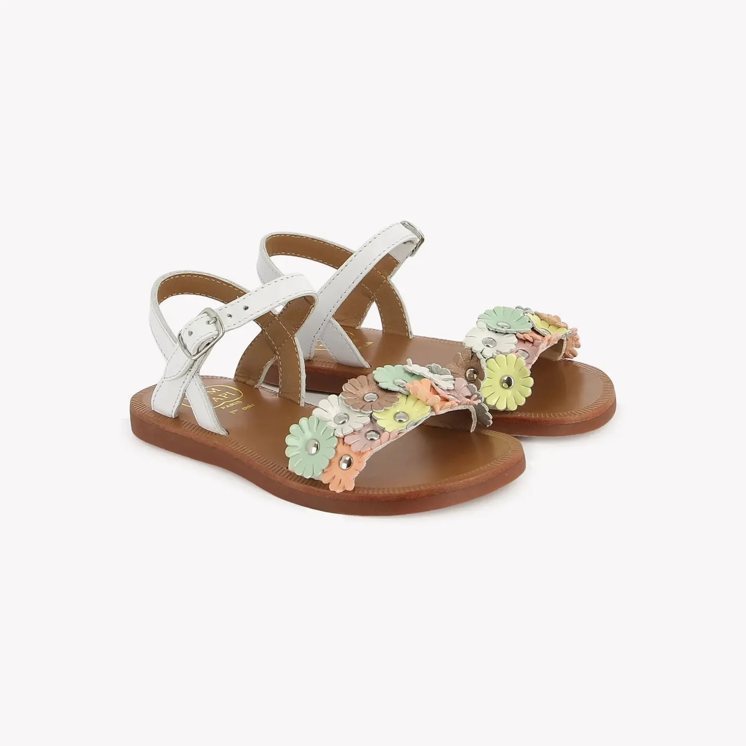 10is Plagette Multi Flo sandales fille