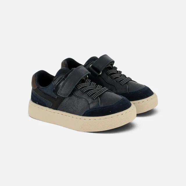 10is T&C 17 LACES baskets marine lacet élastique