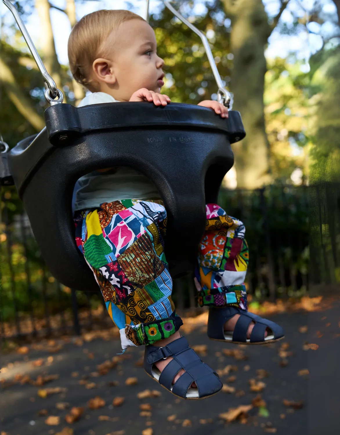 Robeez First Kicks Matthew sandales bébé marine cuir souple