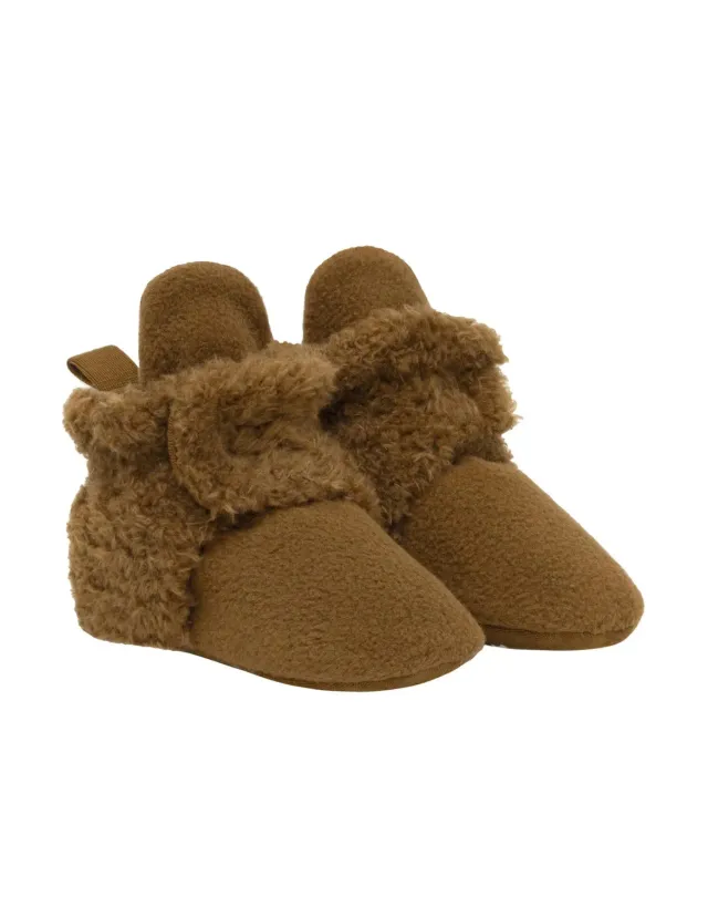 Robeez Sully chaussons bébé camel pression