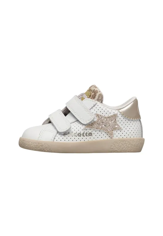 Falcotto Baskets en Cuir à scratch