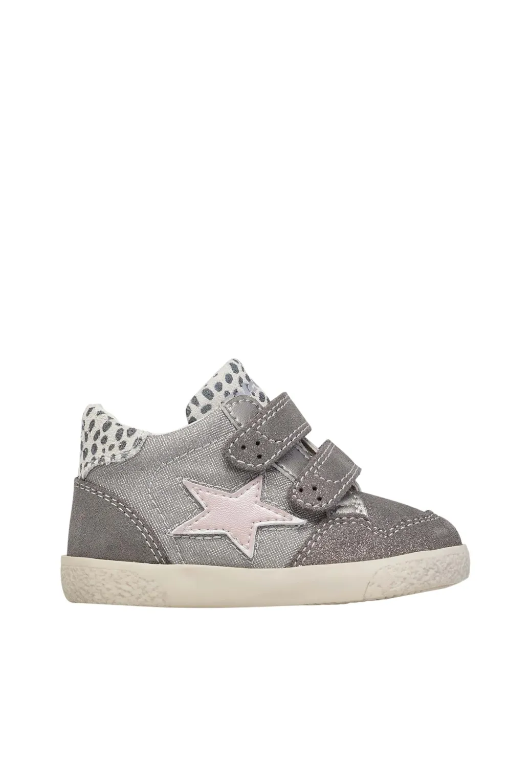 Falcotto baskets cuir suède enfant velcro
