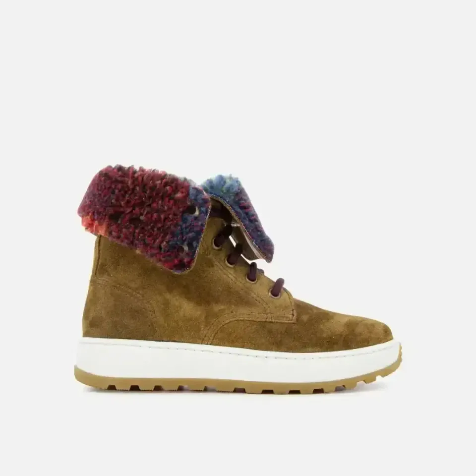 10is Flow Park boots garçon cuir marron