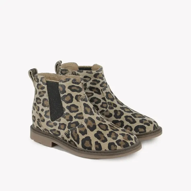 10is Sister Jodzip bottines fille cuir léopard