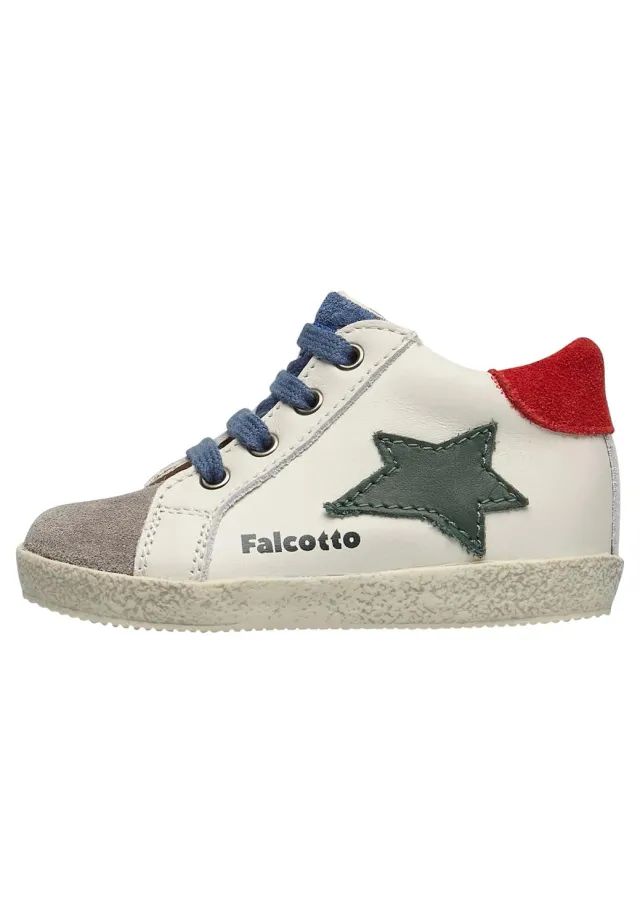 Falcotto Alnoite High baskets cuir lacets garçon