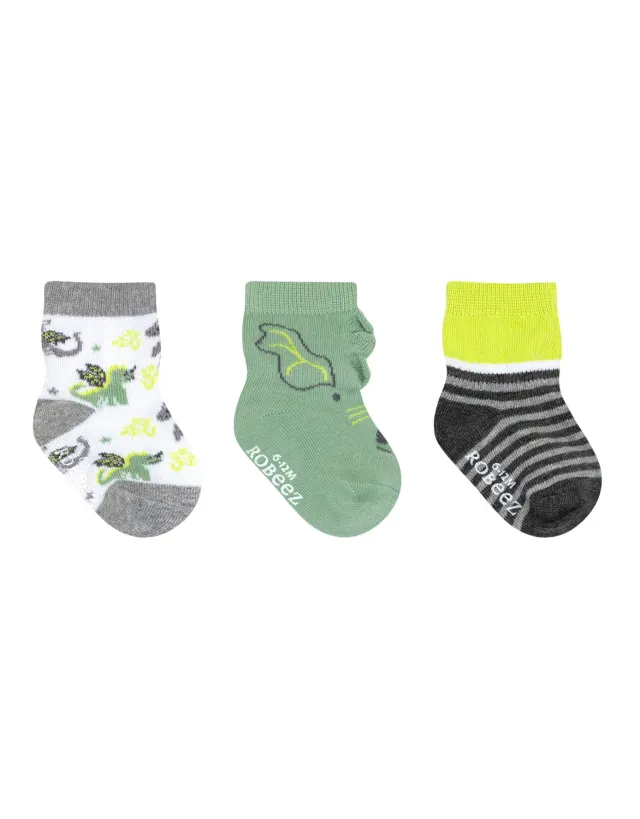 Robeez Dragon Tales chaussettes bébé lot de 3 menthe