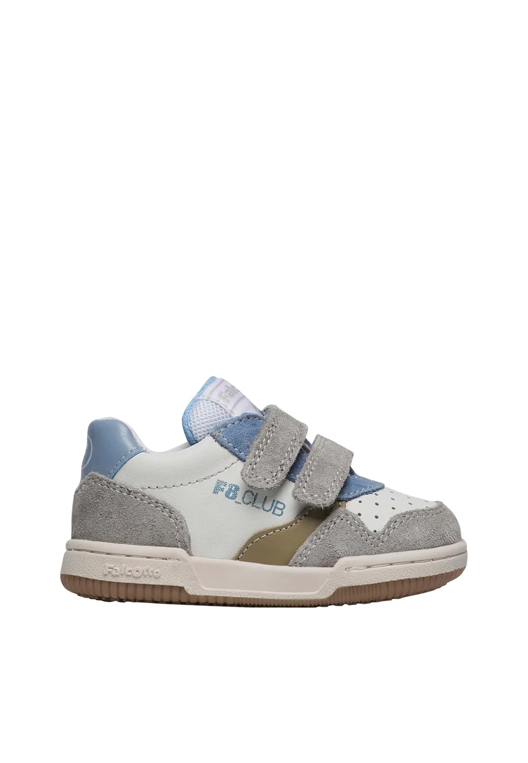 Falcotto Bounce VL baskets garçon cuir scratch