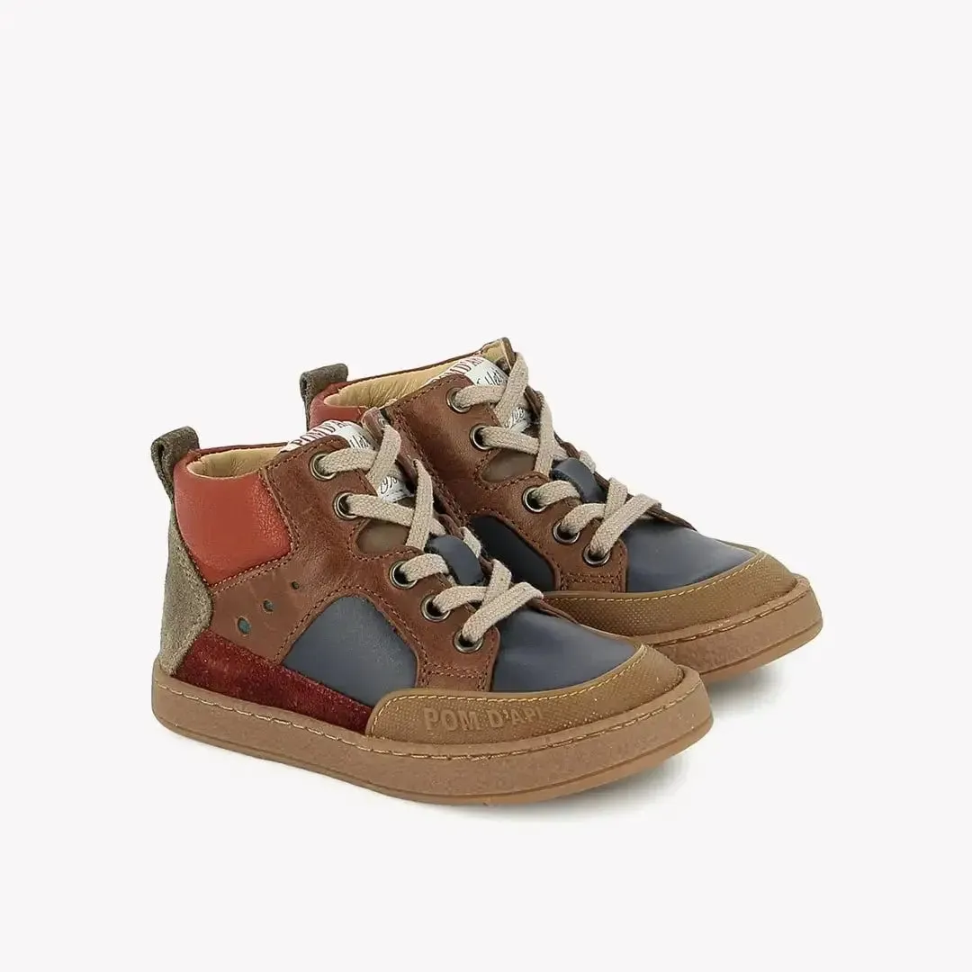 10is Athlet’s Mousse Bump baskets en cuir