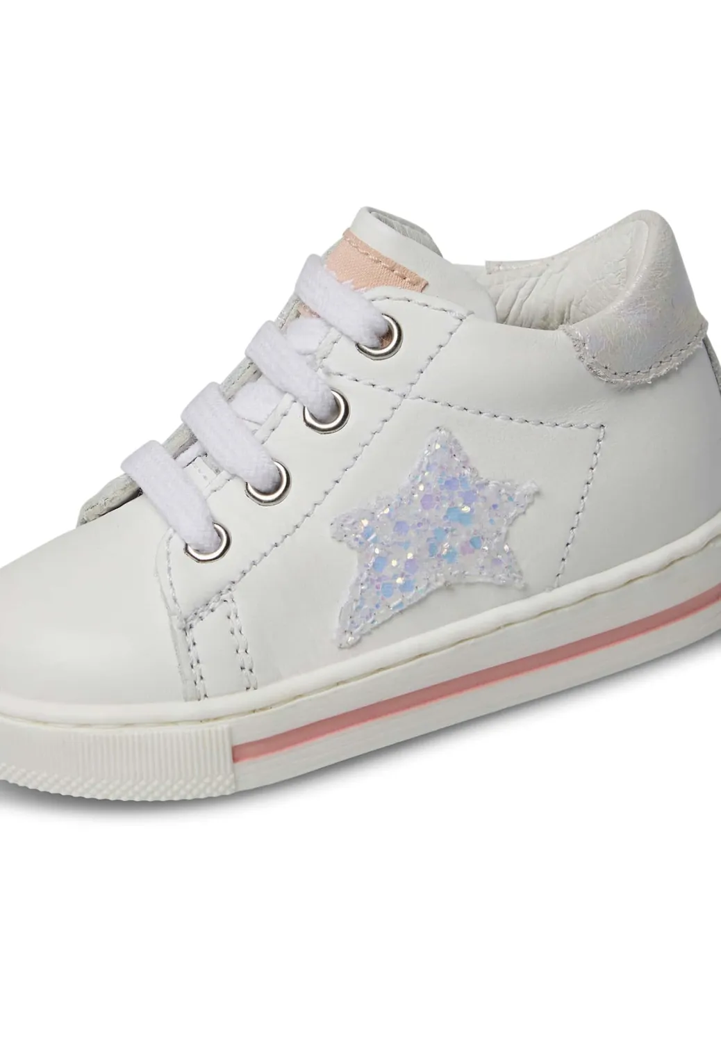 Falcotto Sasha baskets fille cuir étoile