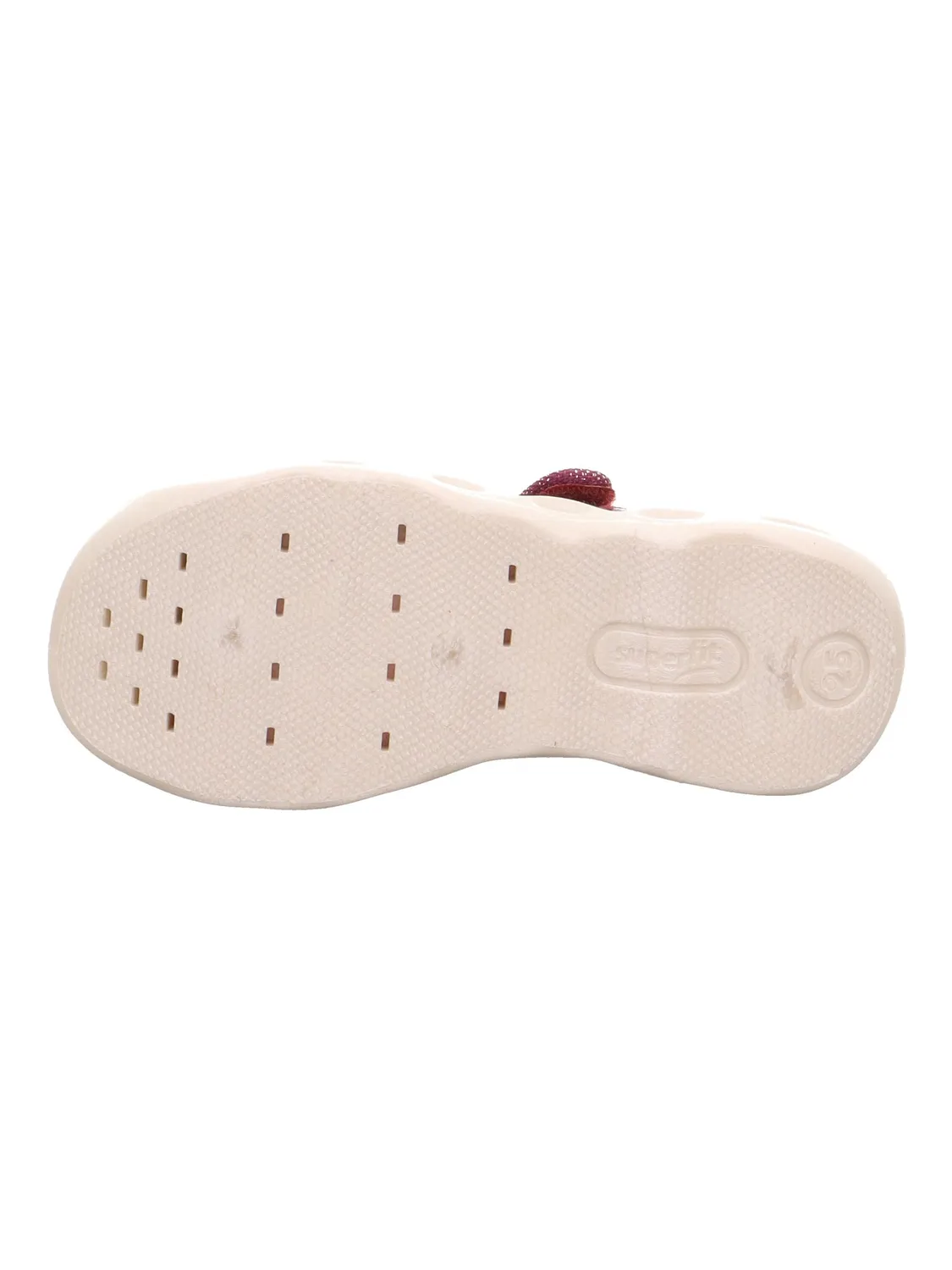 Superfit Bubble 1-006271 chaussons fille rouge souple