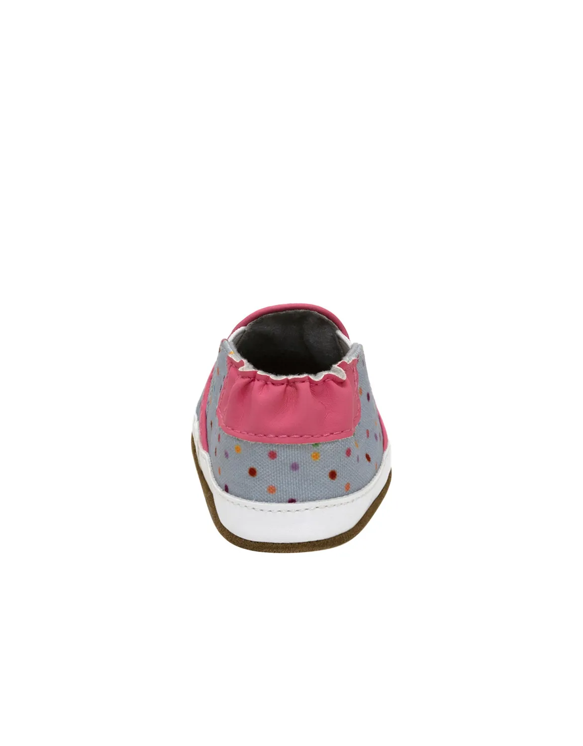 Robeez Soft Soles Polka Dot Polly chaussons pois toile