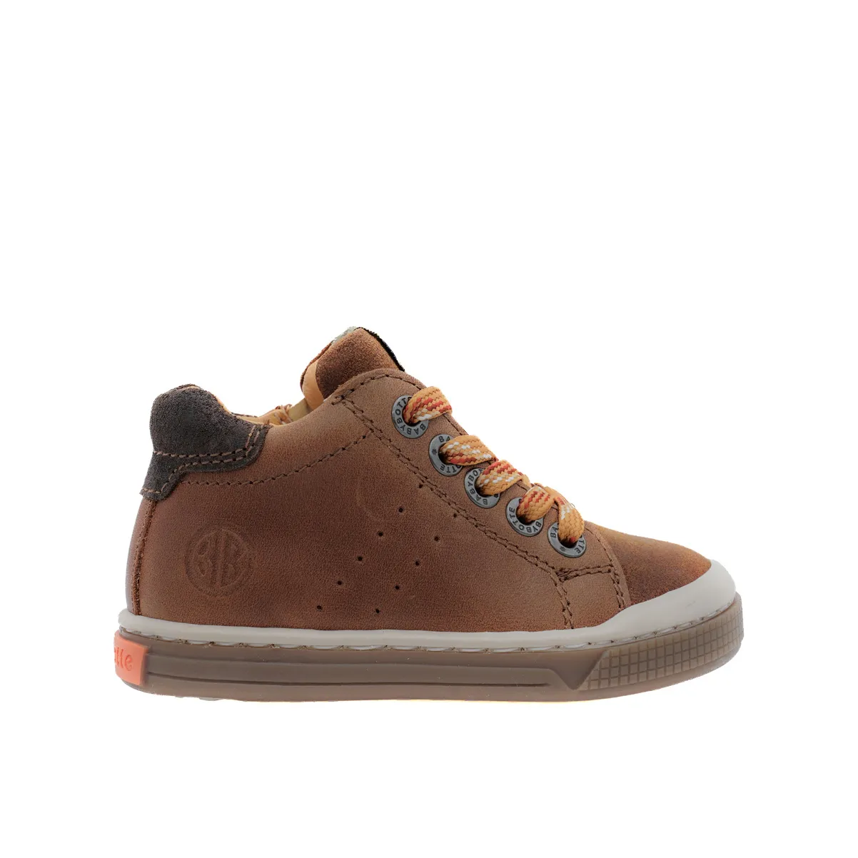 Babybotte Adan chaussure premiers pas cuir lacets zip