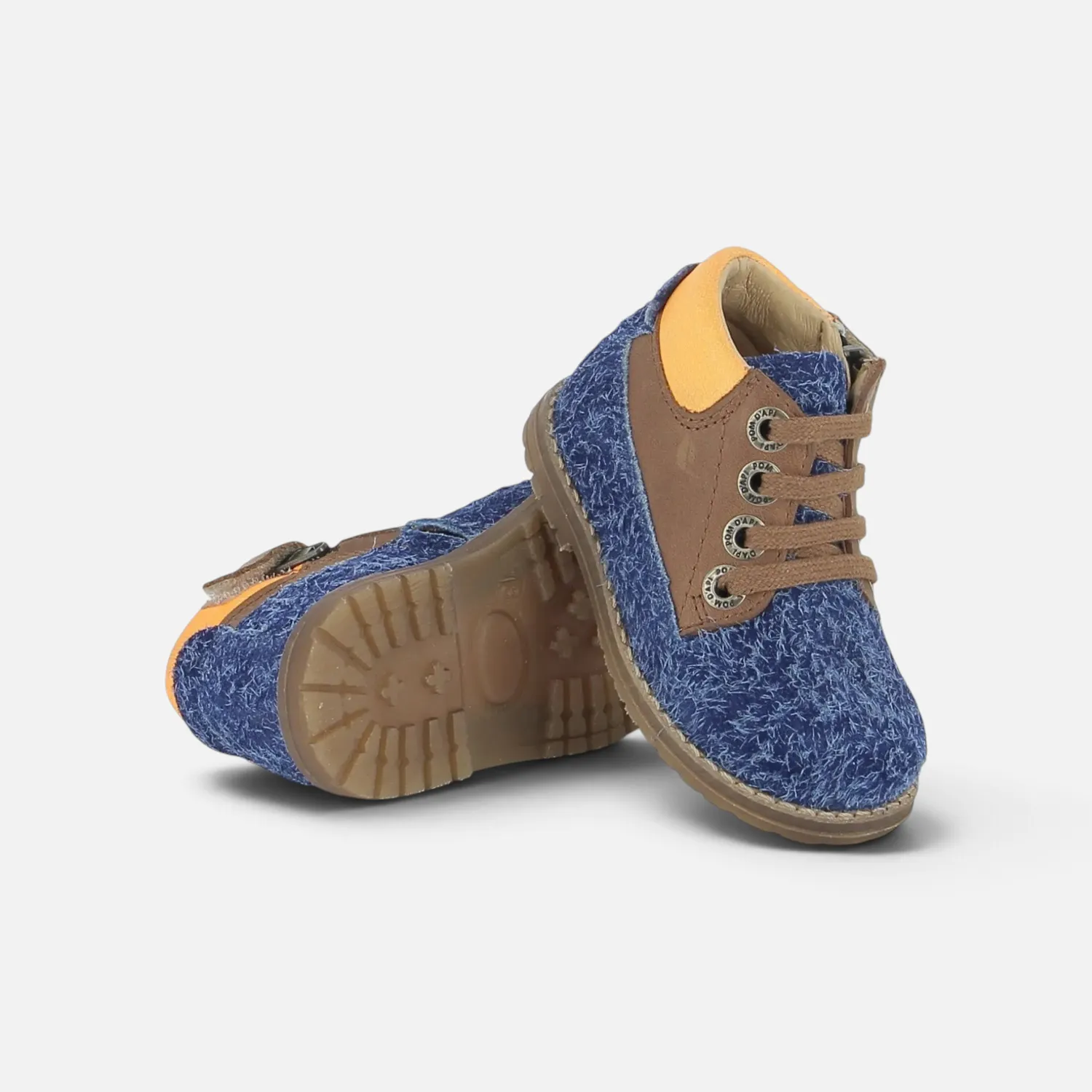 10is Bob Zip Work chaussures cuir lacet zip
