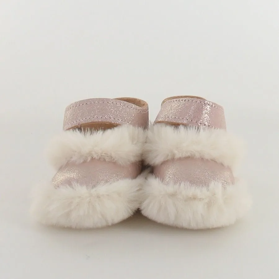 Le Petit Fils du Cordonnier Delta ballerine chausson bébé cuir irisé