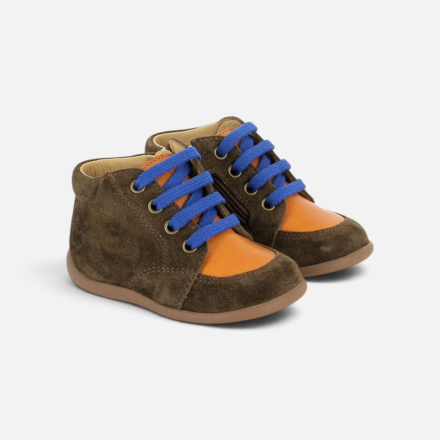10is Stand-Up Zippy chaussures premiers pas cuir