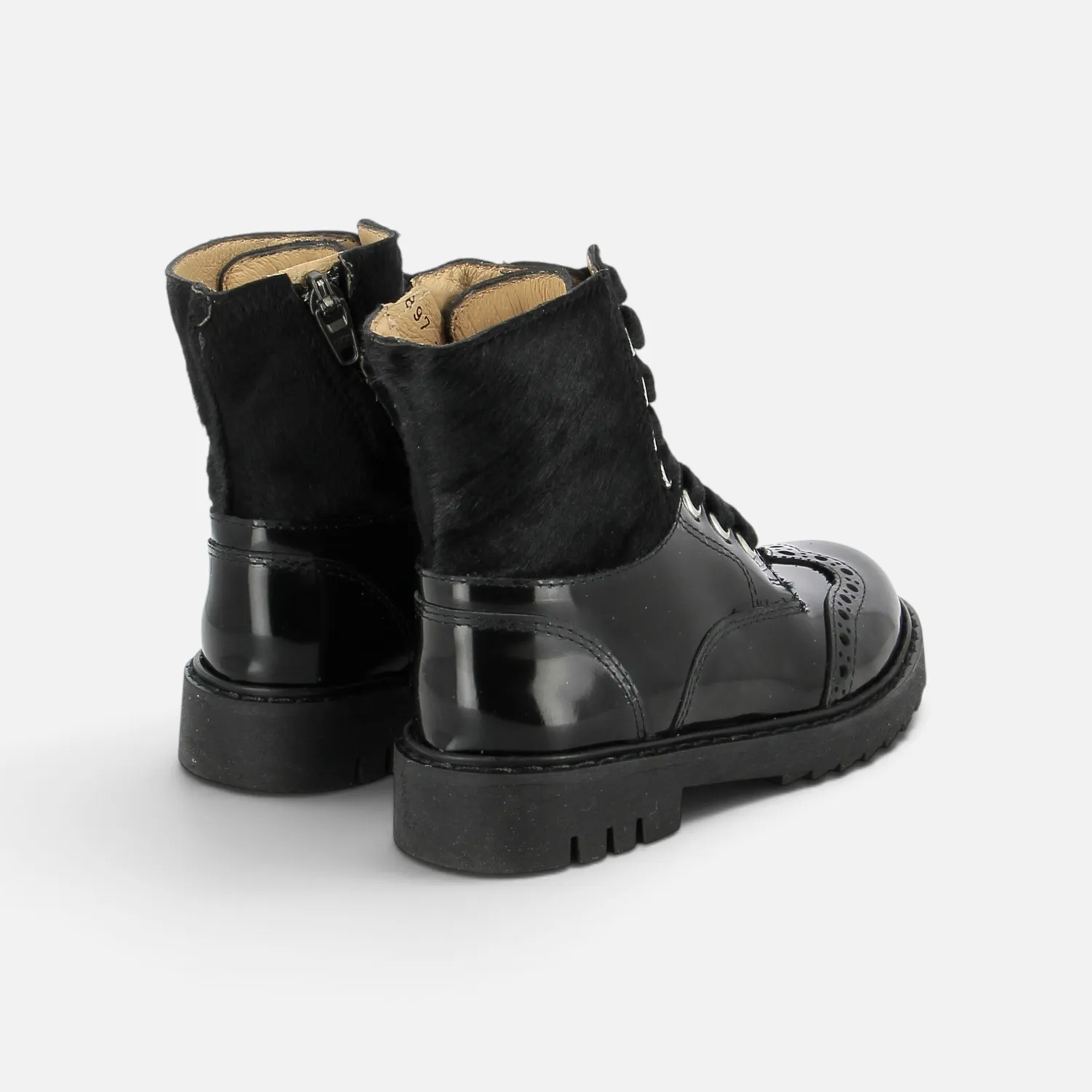 10is SID HI DERBY boots cuir
