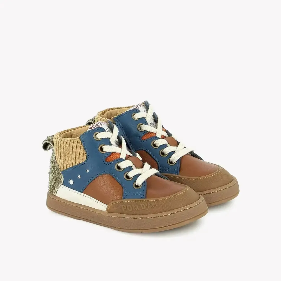 10is Athlet’s Mousse Bump baskets en cuir