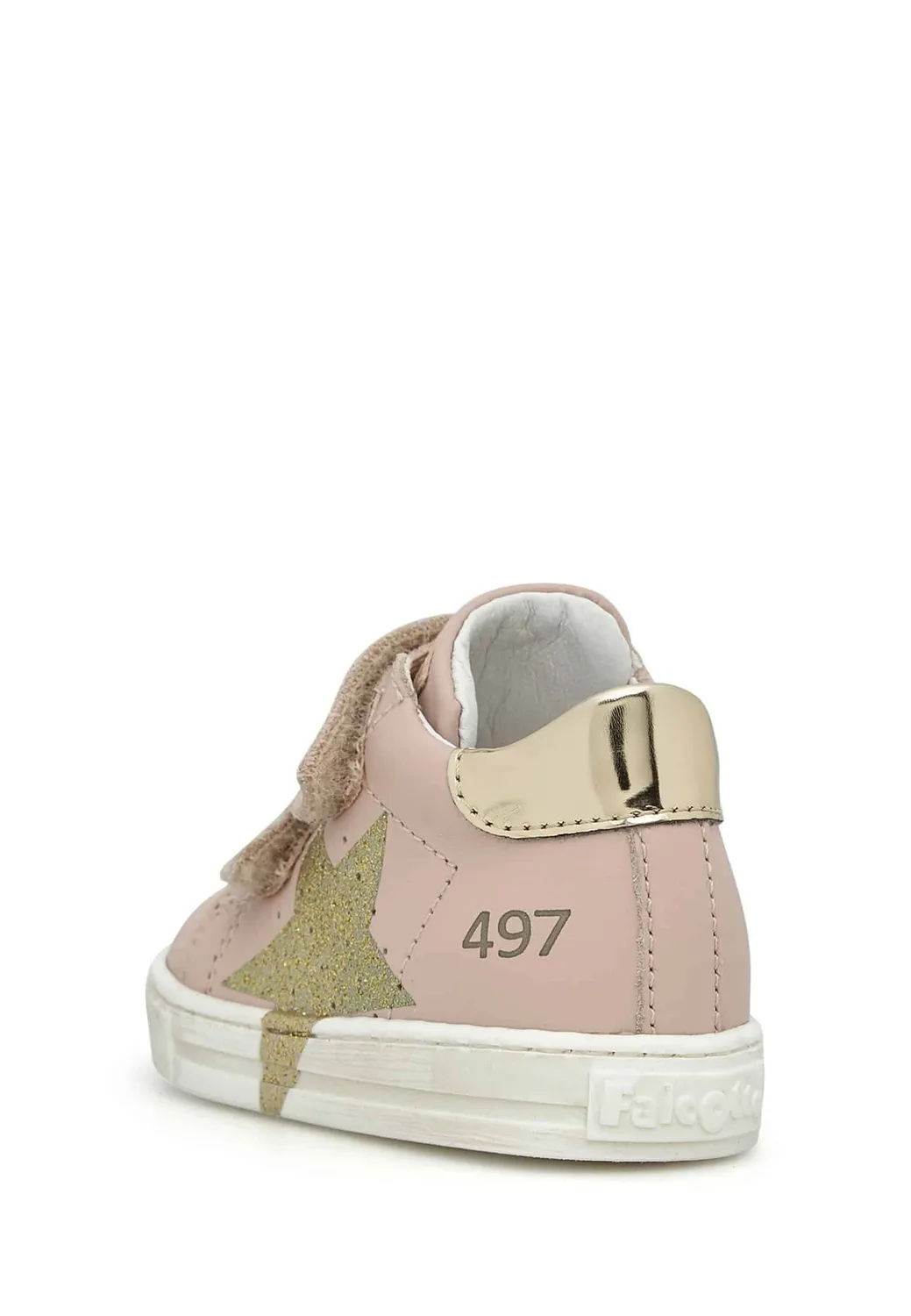Falcotto Fille Salazar V baskets en cuir à double velcro