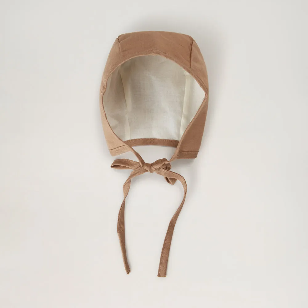 BabyMocs Linen Bonnet bonnet bébé lin coton