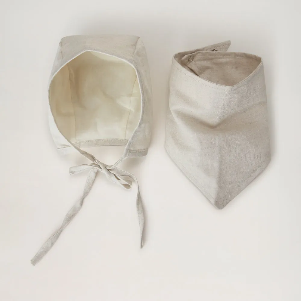 BabyMocs Linen Bonnet bonnet bébé lin coton