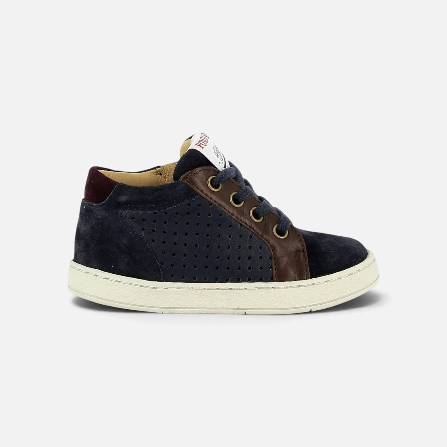 Pom d'Api Mousse Lace Perfo baskets cuir