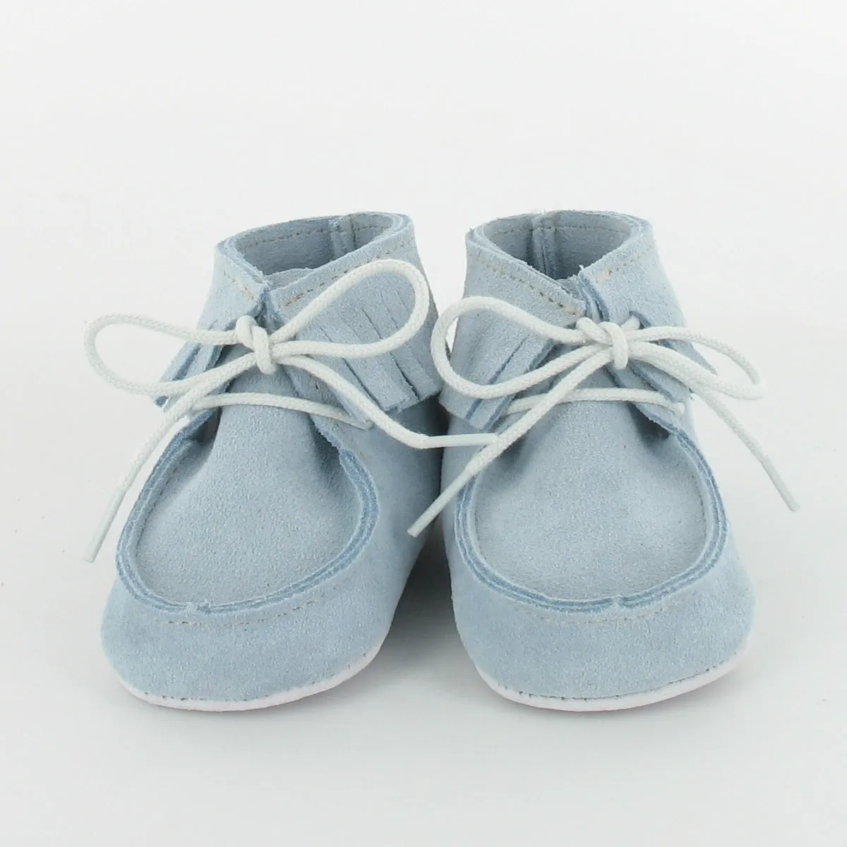 Le Petit Fils du Cordonnier Dolmen chausson bébé cuir à franges