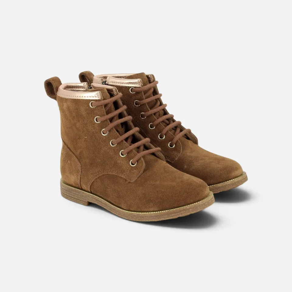 10is Trip Hi Lace SL boots velours cognac