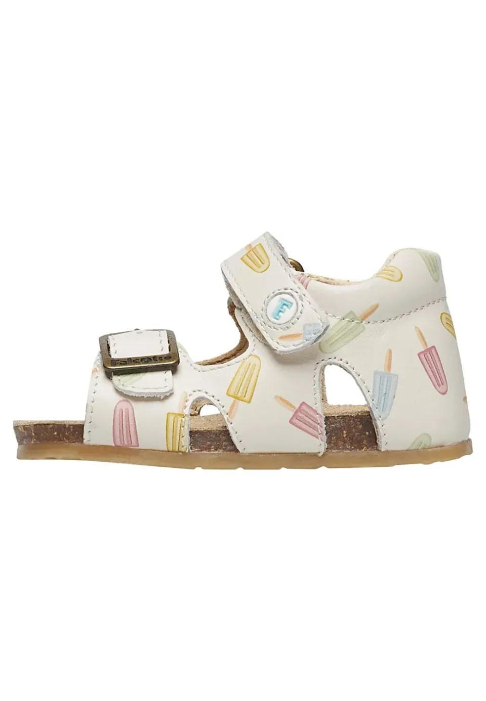 Falcotto sandales bébé cuir boucle scratch