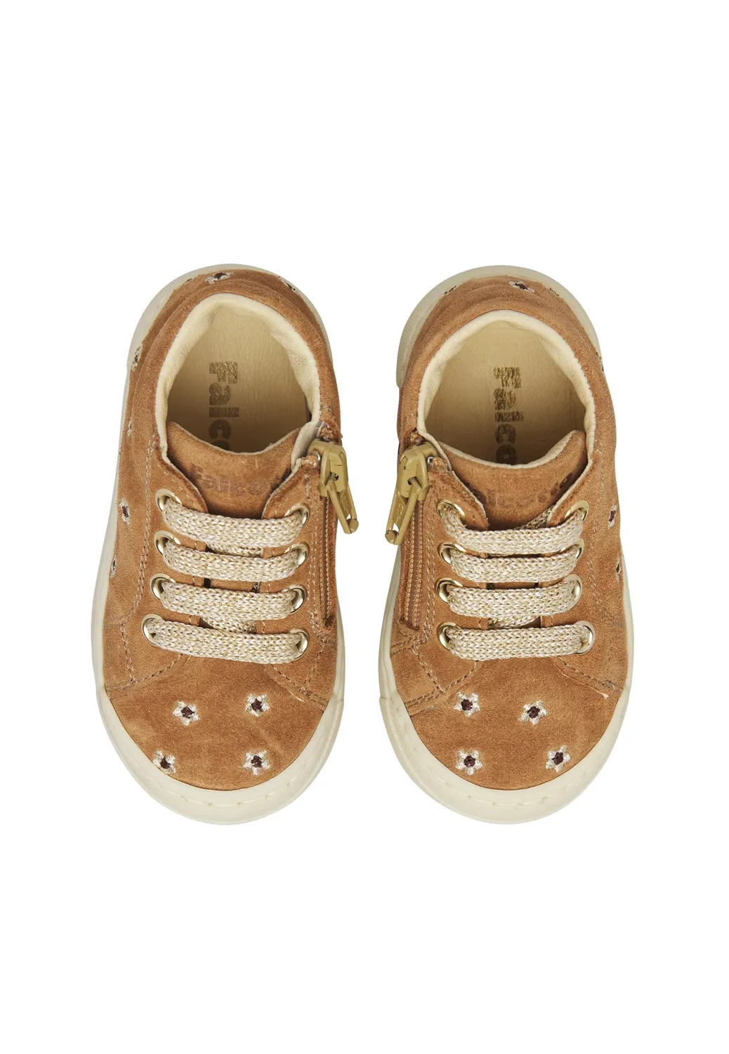 Falcotto Baskets Suède Enfant Lacets Zip