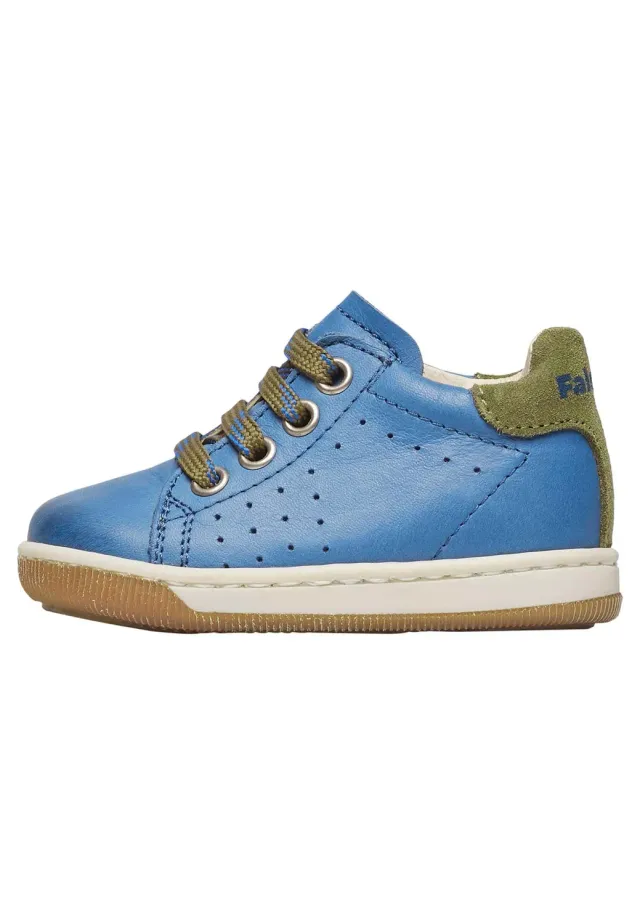 Falcotto Sneakers basket nappa bicolore à lacets