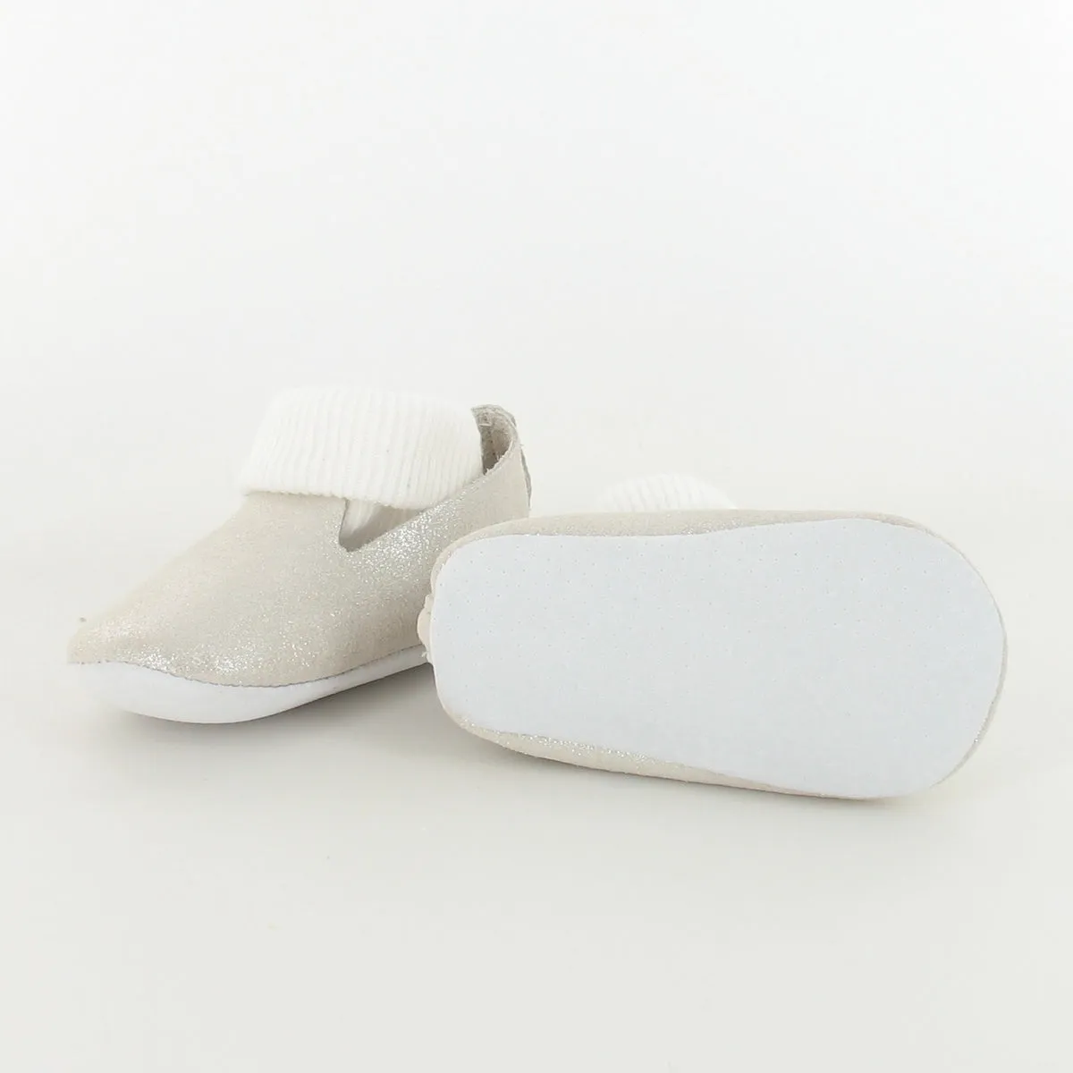 Le Petit Fils du Cordonnier Dodou chausson bébé chaussette pailletée