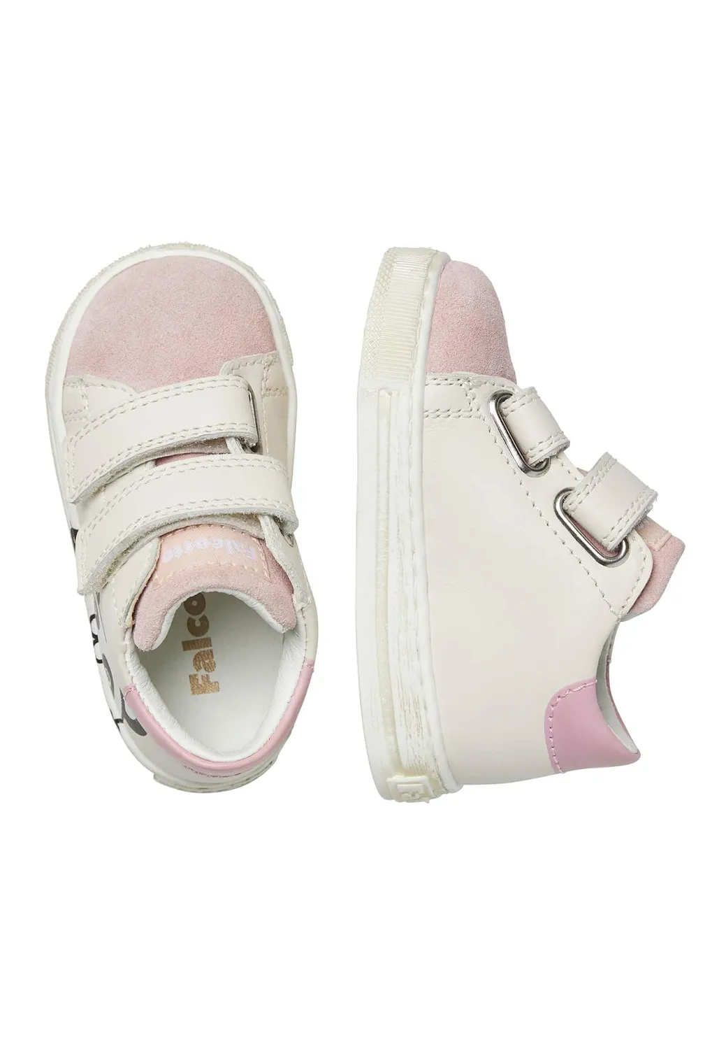 Falcotto Pedee VL baskets bébé scratch cuir souple