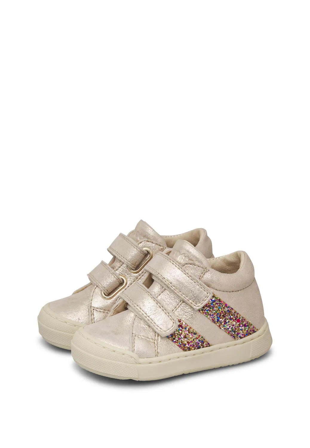 Falcotto Baskets Cuir Enfant Scratch Brillant